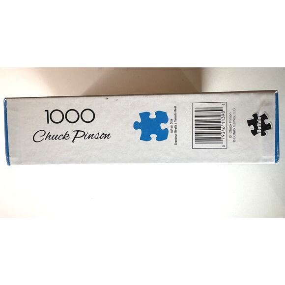 Buffalo 1000pc Jigsaw Puzzle "Cottage By The Sea" - 26.75" x 19.75" Ages 14+ vn - Picture 3 of 4